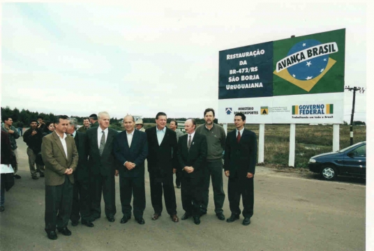 Padilha restaurou a BR-472 de So Borja a Uruguaiana